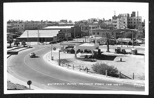 Yuma AZ Rich's Super Gas Station Harris Garage Business District Old Cars RPPC