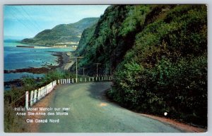 Gaspe Highway Route 6 View Of Marsoui Quebec, Vintage Chrome Postcard #2