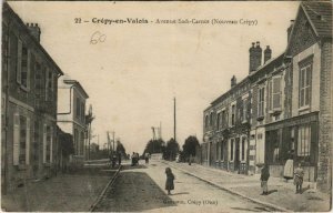 CPA crepy-en-valois avenue sadi-Carnot-new crepy (1208066) 