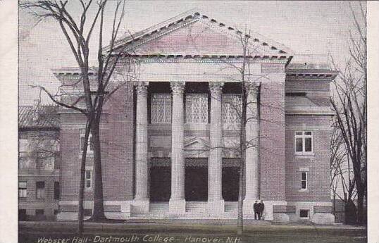 New Hampshire Hanover Webster Hall Darmouth College 1950