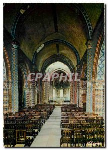 Modern Postcard The Vienna Tourist Civray Inside of the Romanesque church of ...