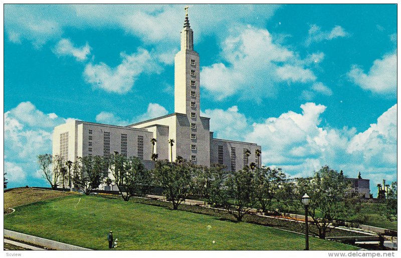 Los Angeles Temple Of the Church of Jesus Of Latter Day Saints, WESTWOOD, Cal...