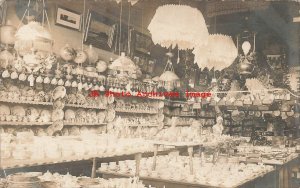 NE, Stromsburg, Nebraska, RPPC, Lunner & Johnson General Store Interior