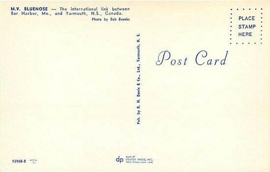 Canada, Nova Scotia, Bar Harbor Maine, M.V. Bluenose, Ferry, Dexter Press