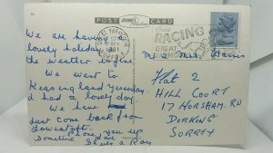 Vintage Postcard Fishing Fleet Lowestoft Posted 1981