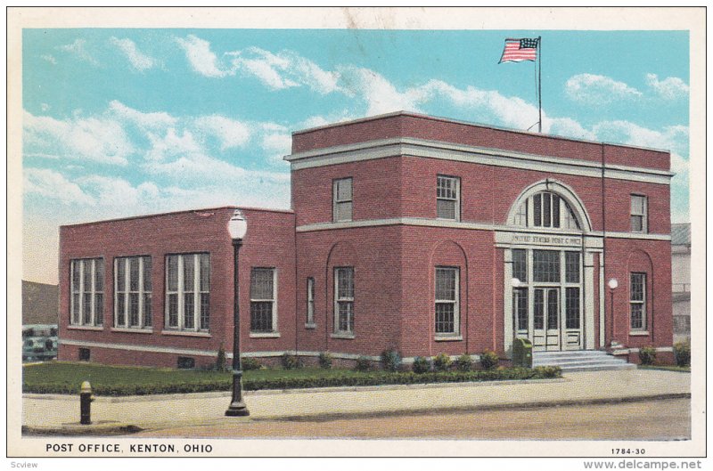 Post Office , KENTON , Ohio , 00-10s