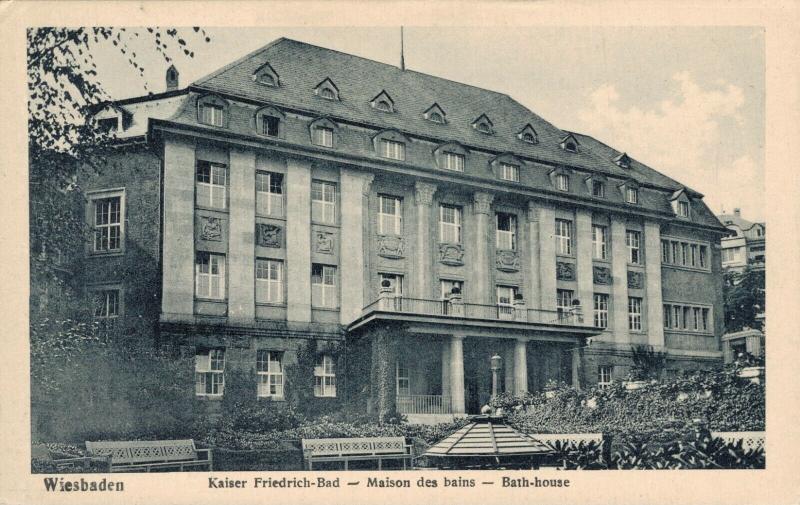 Germany Wiesbaden Kaiser Friedrich Bad Maison des Bains Bath house. 02.63