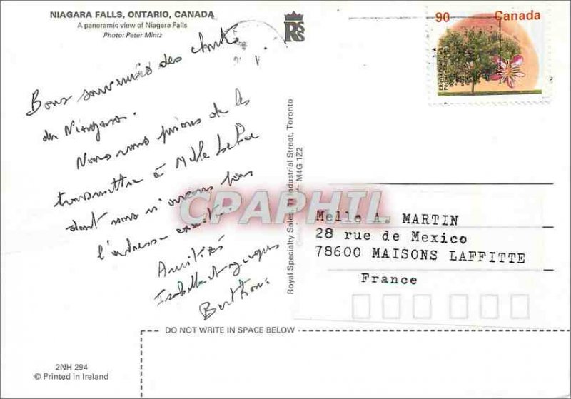 Postcard Modern Niagara Falls