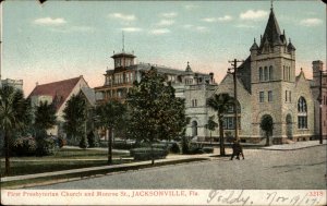 Jacksonville Florida FL Church 1900s-1910s Postcard