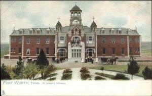 Fort Worth TX St. Joseph's Infirmary TUCK c1910 Postcard EXC COND