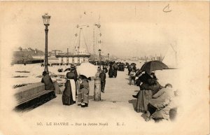 CPA Le HAVRE-Sur la Jetée Nord (348630)