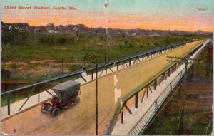 Postcard MO Joplin - Third Street Viaduct