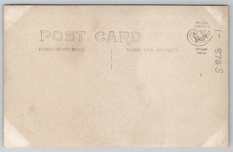 RPPC Two Young Men On Horseback Real Photo c1908 Postcard U23