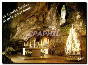 Modern Postcard Lourdes Grotto Miraculous