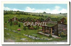Old Postcard The Old Cabins At Wyalusing Rocks Wyalusing on U S And Pa
