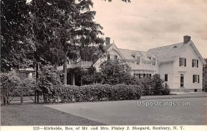 Kirkside Residence of Mr and Mrs Finley J Shepard - Roxbury, New York NY  