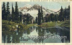Mt Rainier, Reflection Lake - Rainier National Park, Washington