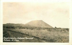 New Mexico Folsom Mount Capulin Monument 1920s RPPC Photo Postcard 22-2741