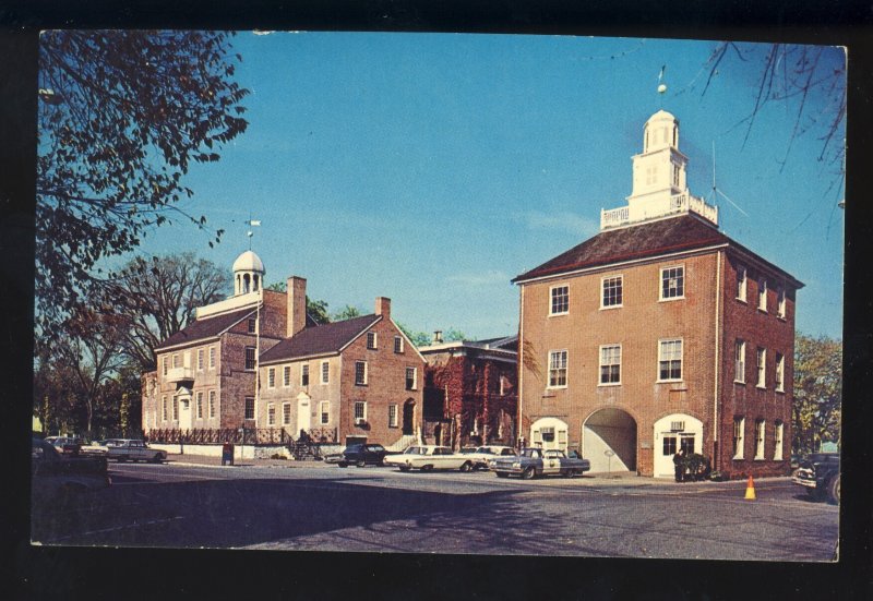 New Castle, Delaware/DE Postcard, Court House & Market Building, 1960's ...
