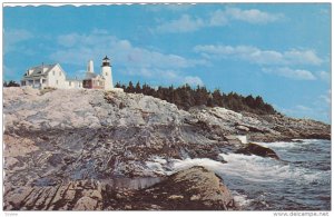 LIGHTHOUSE , 50-60s ; Pemaquid Point , Maine #2