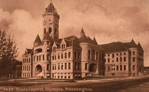 Vintage Postcard State Capitol Olympia Washington WA Edward H. Mitchell Pub.