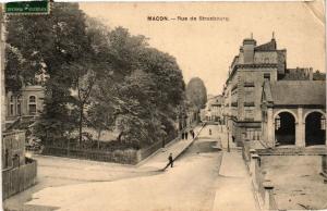 CPA Macon Rue de Strasbourg (616264)