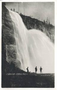 Emperor Falls BC Mt Mount Robson Provincial Park Postcard RPPC