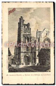 Postcard Ancient Ruins Seine Et Marne De I'Abbaye De Larchant