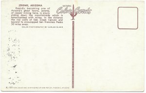 US Arizona -  Jerome Copper Mine. Unused.  Interesting information.
