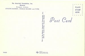 The Amerind Foundation Museum Dragoon Arizona Apache Baskets & Cradle Boards