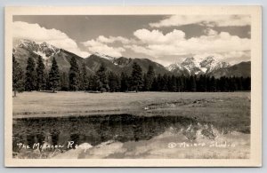 RPPC Mission Range MT Montana Meiers Studio Photo Postcard V24