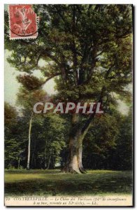 Old Postcard The Oak Tree Contrexeville supporters