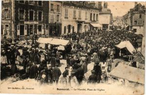 CPA AK BONNEVAL - Le Marché Place de l'Église (177681)