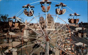 Guadalajara Mexico Yearly Fair Guadalupe's Shrine c1950-60s Vintage Postcard