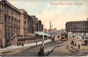 uk28478 william brown  street liverpool uk tram tramway