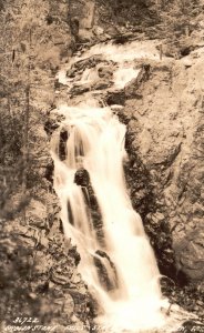 Vintage Postcard Brownstone Falls Copper Falls State Park Reddish Rock Wisconsin