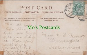 Genealogy Postcard - Garrett, Fressingfield, Abbey Wood, London GL388