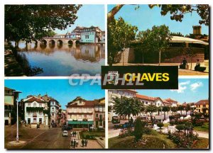 Modern Postcard Chaves Portugal Fonte de Aguas Termicas