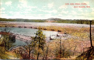 Wisconsin Eau Claire Dells Pond Log Jam