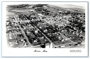 c1950's Aerial View Morris Manitoba Canada RPPC Photo Vintage Postcard