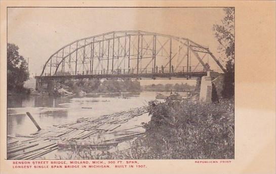 Benson Street Bridge Midland Michigan