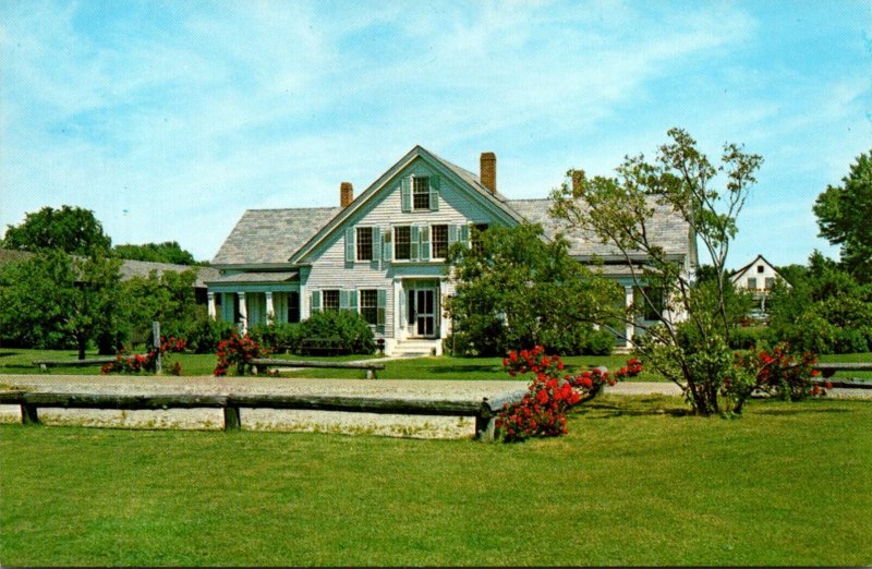 Vermont Shelburne The Shelburne Museum Dorset House From East Dorset United States Vermont