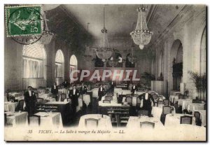 Vichy - The Dining Room at the Majestic - Old Postcard