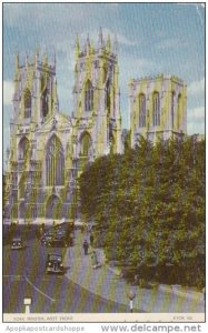 England York Minster West Front 1957