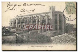 Old Postcard Saint Maximin Var Basilica