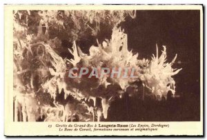 Old Postcard Laugerie Lower Cave of the Big Rock Les Eyzies The coral reef Pr...