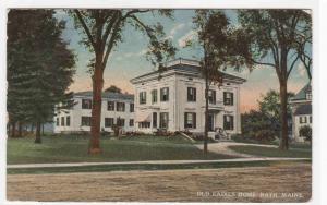 Old Ladies Home Bath Maine 1910c postcard