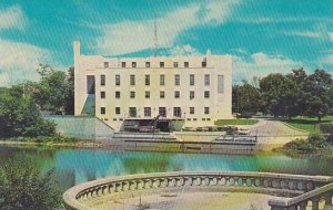 Indiana Indianapolis 30th Street Bridge White River Showing U S Naval Armory