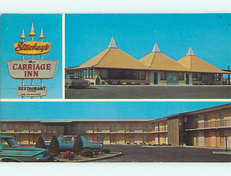 Unused Pre1980 STUCKEY'S CARRIAGE INN MOTEL & RESTAURANT Altamont IL