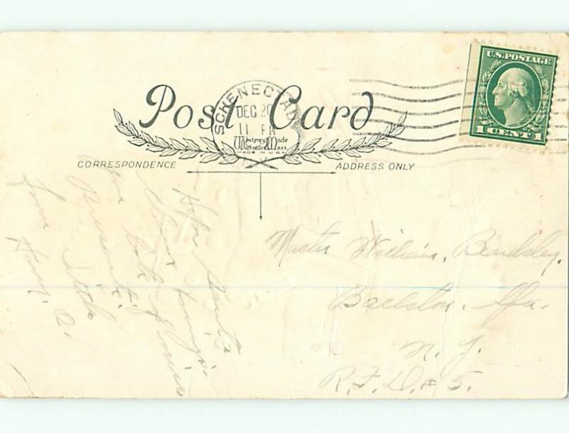 Divided-Back christmas ROCKING HORSE & ELEPHANT PULL TOY UNDER TREE v2240